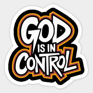 God is in control - Urban Style Magnet