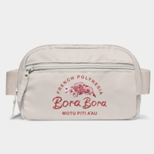Bora Bora French Polynesia Floral Bag