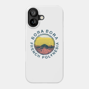 Bora Bora Over Water Bungalow Phone Case