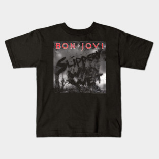Jovi Logo Vintage Tour Jersey New Bon Band Kids #502 Kids T-Shirt