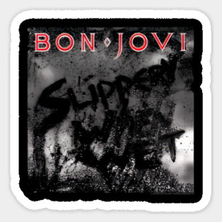 Jovi Logo Vintage Tour Jersey New Bon Band Kids #502 Sticker