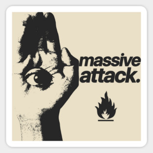 classic massive attack Sticker