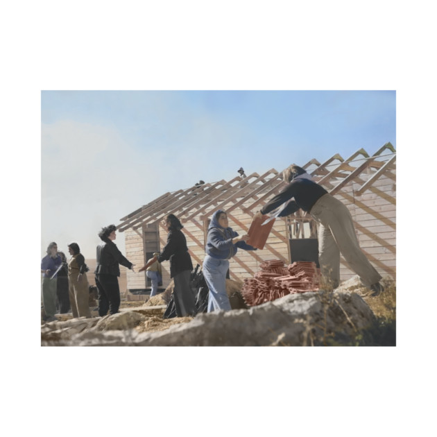 Israel, Kibbutz Yasur, Women. 1949 by UltraQuirky