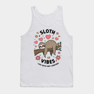 Sloth Vibes Tank Top