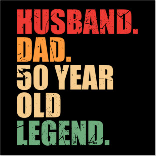 50th birthday Posters and Art