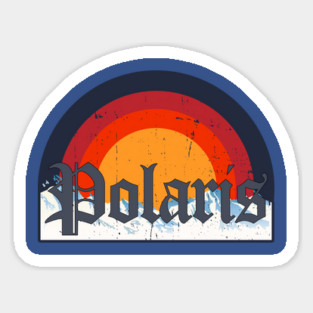polaris /// vintage retro Sticker
