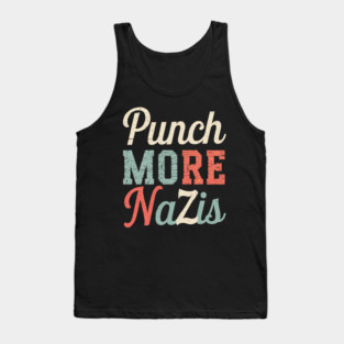 PUNCH MORE NAZIS RETRO VINTAGE Tank Top
