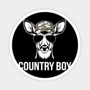 Country Boy Funny Outdoor Hunting Lifestyle Magnet