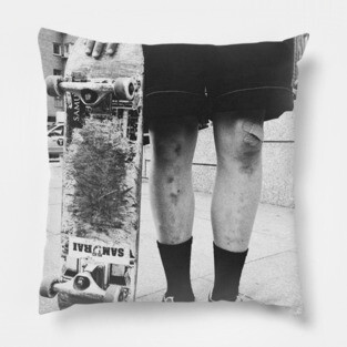 Skateboarding hurts Pillow
