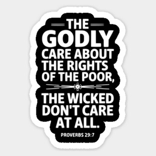 The Godly Care about the rights of the poor 2 Magnet