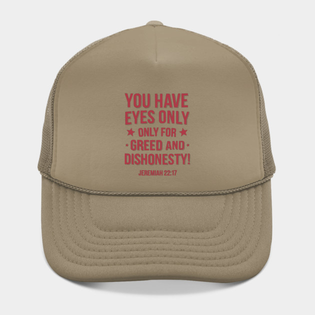 You Only Eyes Only for Greed by UrbanLifeApparel