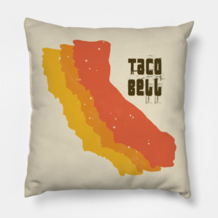 vintage taco bell Pillow
