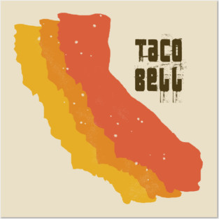 vintage taco bell Posters and Art