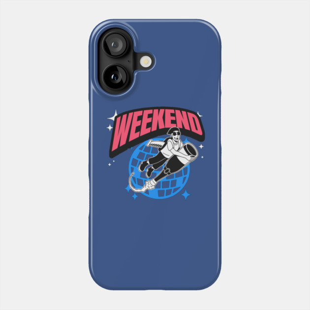 WEEKEND Phone Case by Demian Stipatio