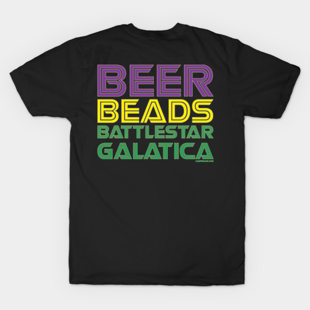 Beer, Beads, Battlestar by campsnash