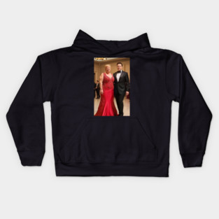 Elon Musk & Donald Trump Prom Dates Kids Hoodie