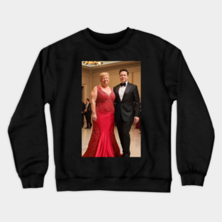 Elon Musk & Donald Trump Prom Dates Crewneck Sweatshirt