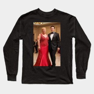 Elon Musk & Donald Trump Prom Dates Long Sleeve T-Shirt