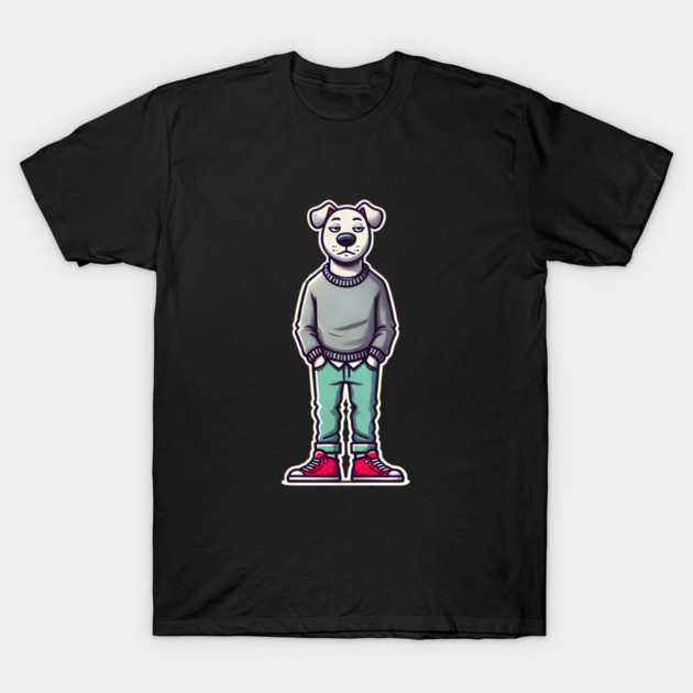 Funny Chilled Dog, Love Dogs T-Shirt by logiamerch