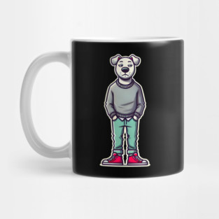 Funny Chilled Dog, Love Dogs Mug