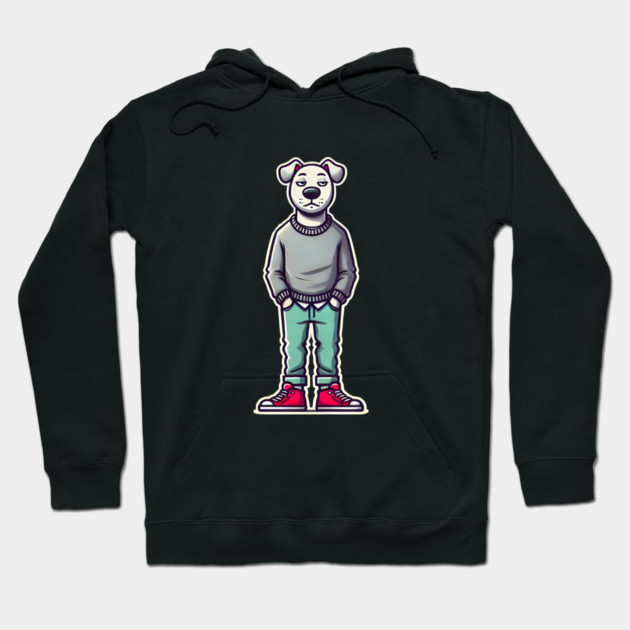 Funny Chilled Dog, Love Dogs Hoodie by logiamerch