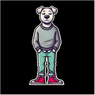 Funny Chilled Dog, Love Dogs Posters and Art