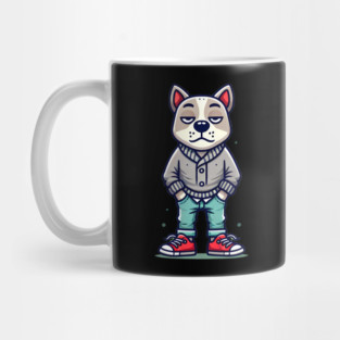 Funny Chilled Dog, Love Dogs Mug