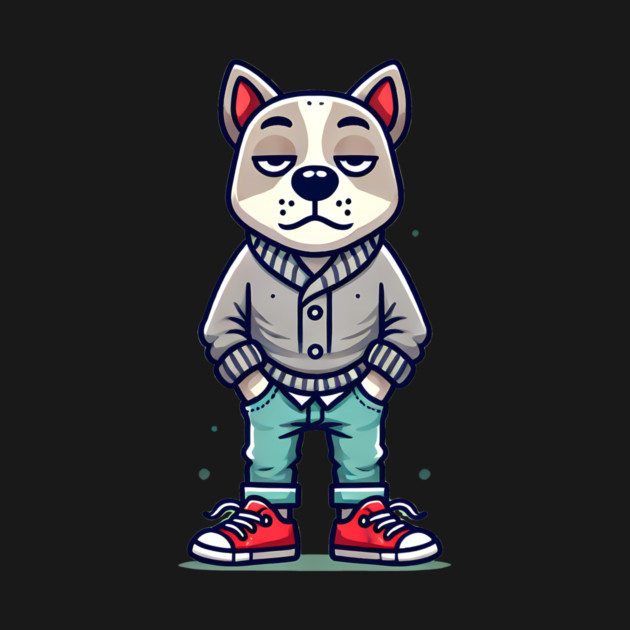 Funny Chilled Dog, Love Dogs by logiamerch