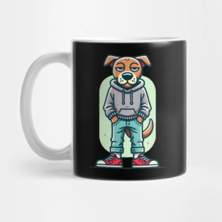 Funny Chilled Dog, Love Dogs Mug