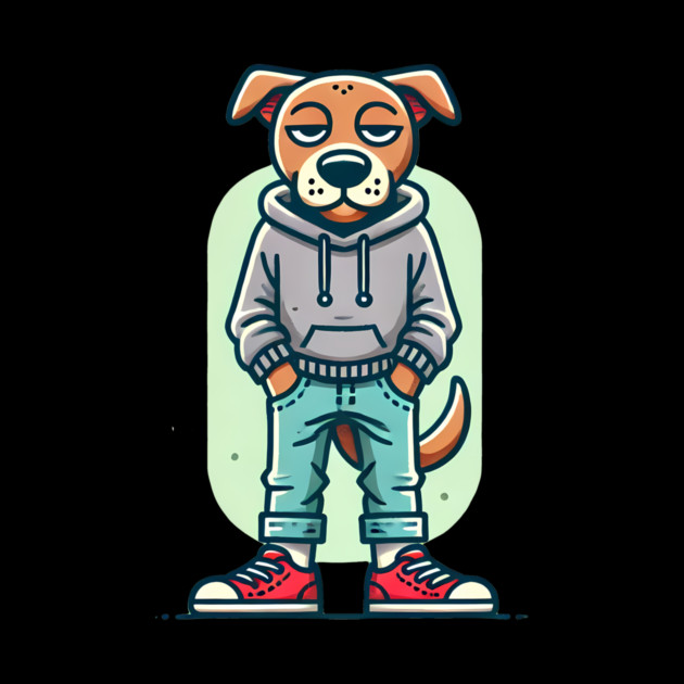 Funny Chilled Dog, Love Dogs by logiamerch