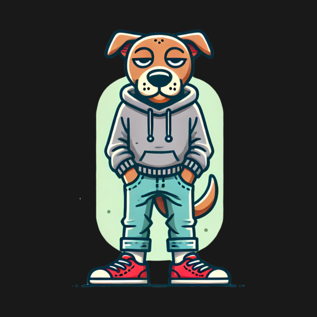 Funny Chilled Dog, Love Dogs by logiamerch