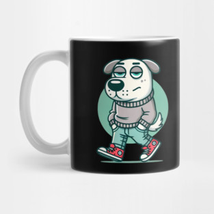 Funny Chilled Dog, Love Dogs Mug
