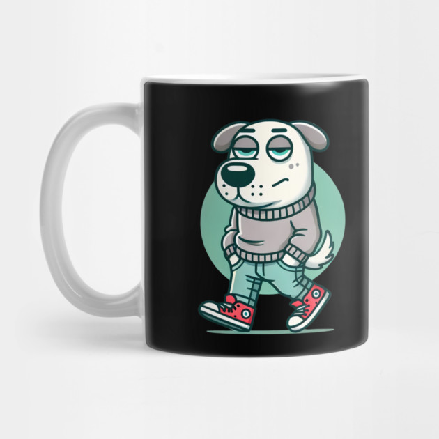 Funny Chilled Dog, Love Dogs by logiamerch