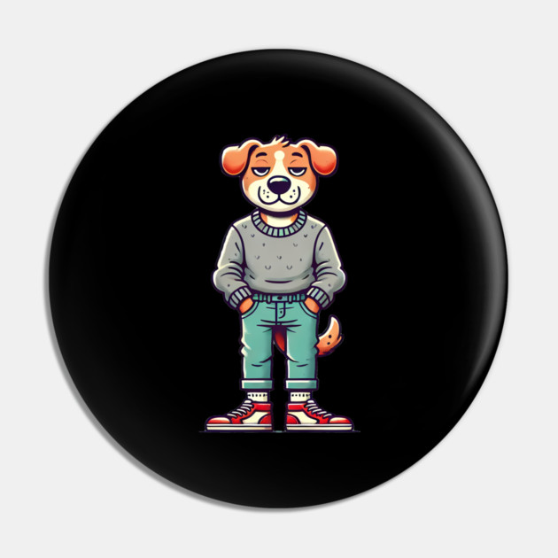 Funny Chilled Dog, Love Dogs Pin by logiamerch