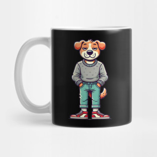Funny Chilled Dog, Love Dogs Mug