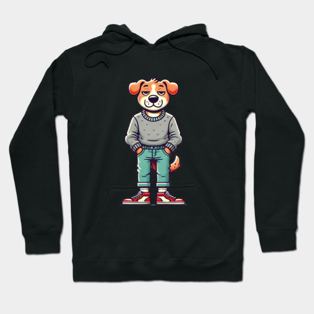 Funny Chilled Dog, Love Dogs Hoodie by logiamerch