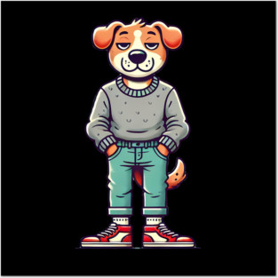 Funny Chilled Dog, Love Dogs Posters and Art