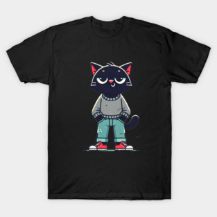Funny Chilled Cat, Love Cats T-Shirt