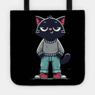 Funny Chilled Cat, Love Cats Tote