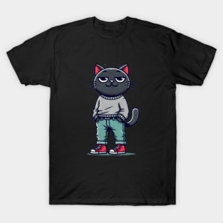 Funny Chilled Cat, Love Cats T-Shirt