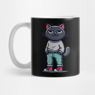 Funny Chilled Cat, Love Cats Mug