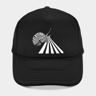 Snail Crossing the Road - Modern Art Hat