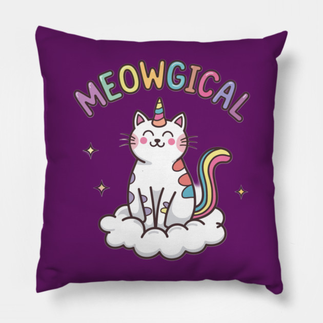 MEOWGICAL cat! Pillow by Pete the Cat Guy