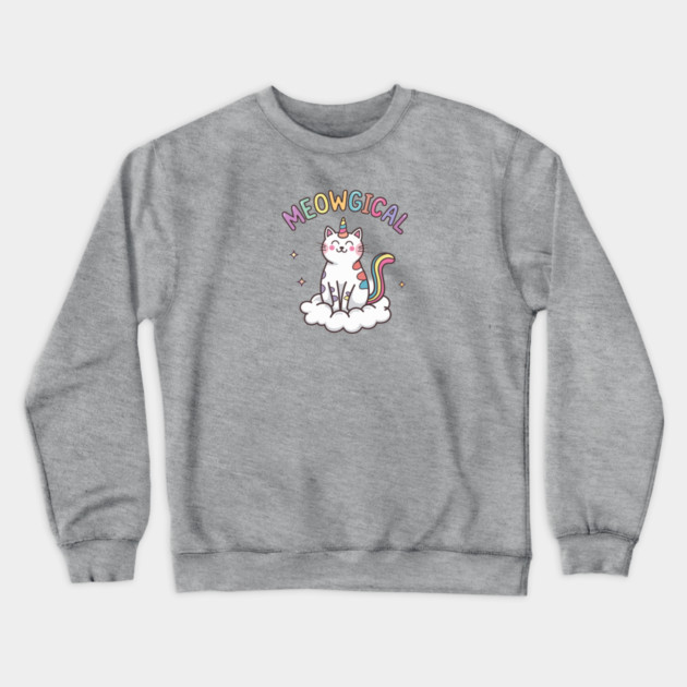 MEOWGICAL cat! Crewneck Sweatshirt by Pete the Cat Guy