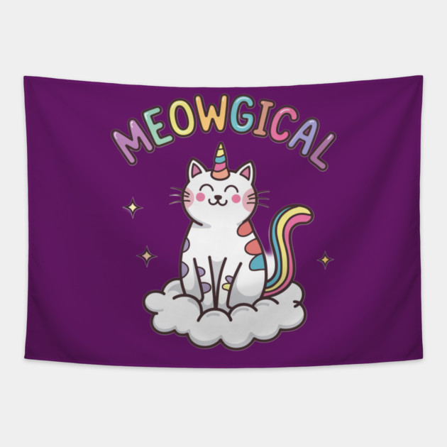 MEOWGICAL cat! Tapestry by Pete the Cat Guy