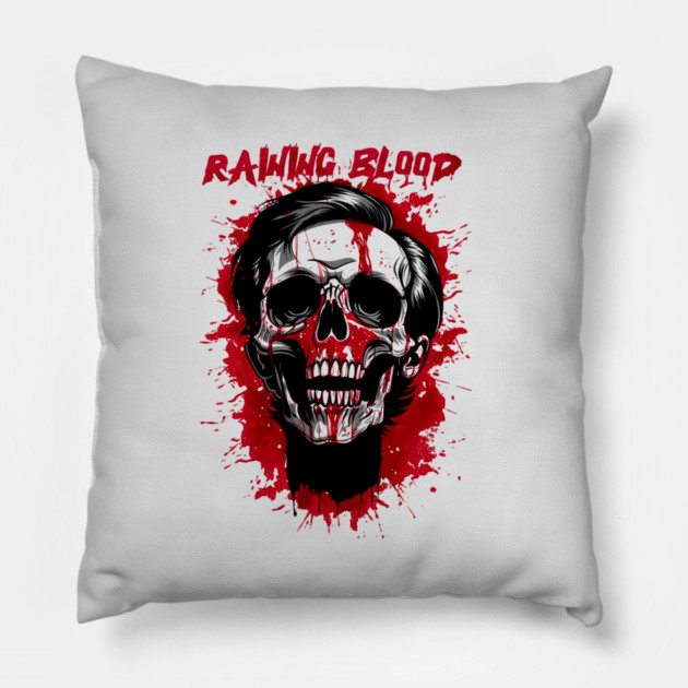 RAINING BLOOD Pillow by artslaves