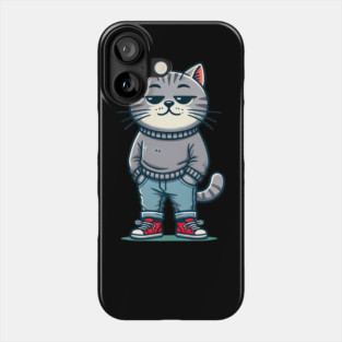 Funny Chilled Cat, Love Cats Phone Case