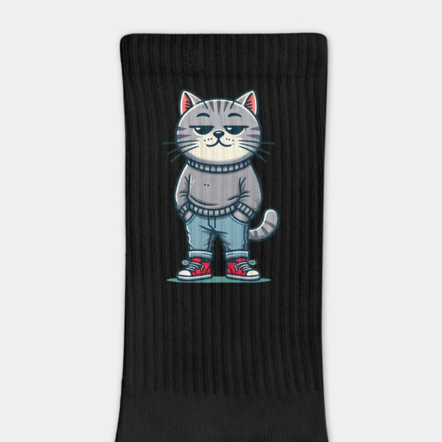 Funny Chilled Cat, Love Cats by logiamerch