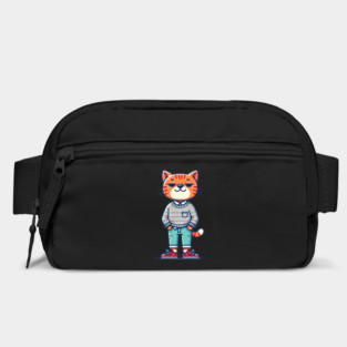 Funny Chilled Orange Cat, Love Cats Bag