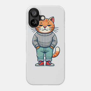 Funny Chilled Cat, Love Cats Phone Case